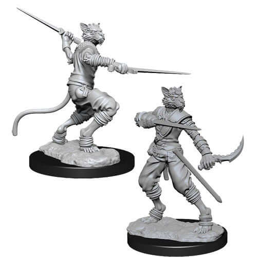 D&D Nolzur's Marvelous Unpainted Minis: W7 Male Tabaxi Rogue D&D miniatures